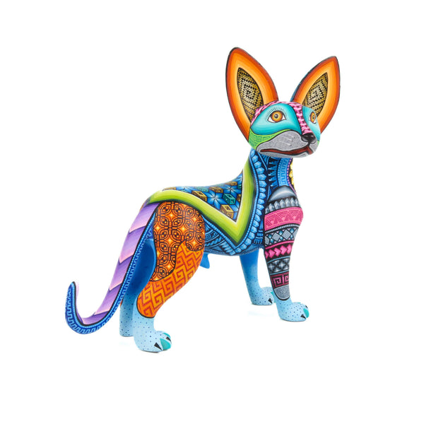Vigilant Dog - Oaxacan Alebrije Wood Carving