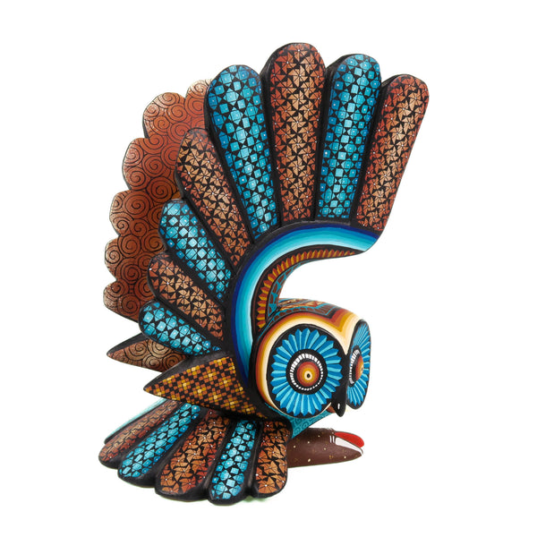 Fantastic Owl - Oaxacan Alebrije Wood Carving