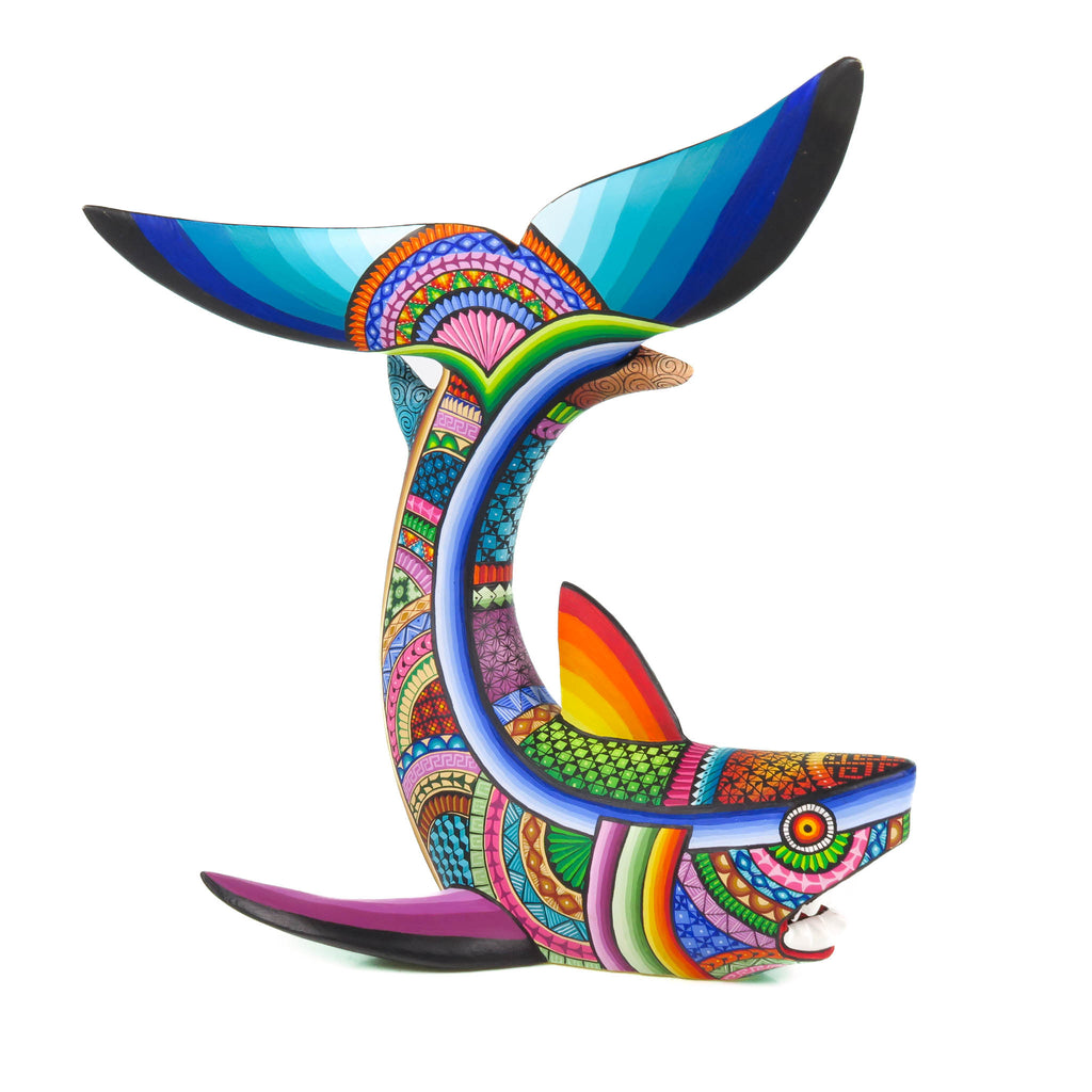 Beautiful Shark - Oaxacan Alebrije Wood Carving