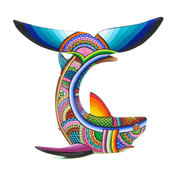 Beautiful Shark - Oaxacan Alebrije Wood Carving