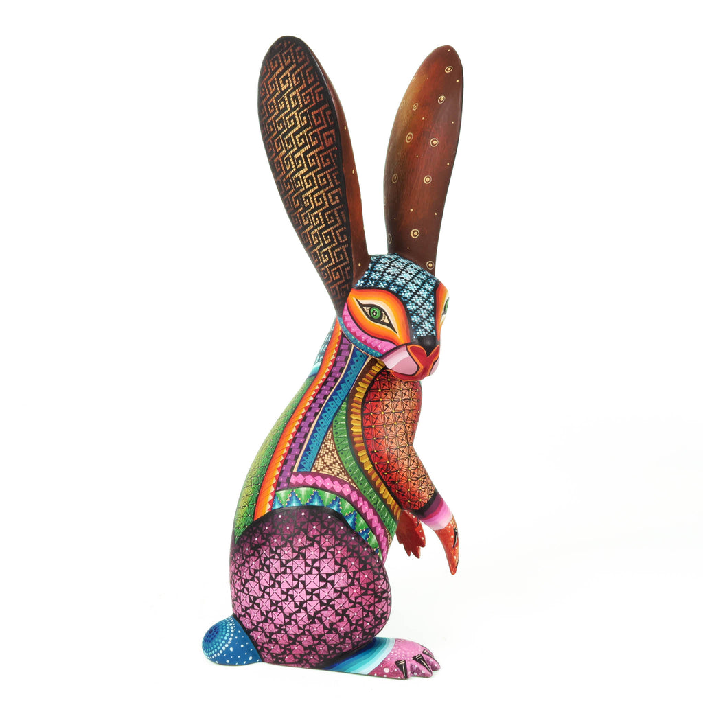 Large Sitting Rabbit - Oaxacan Alebrije Wood Carving