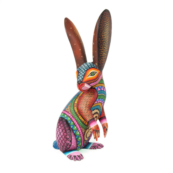 Large Sitting Rabbit - Oaxacan Alebrije Wood Carving