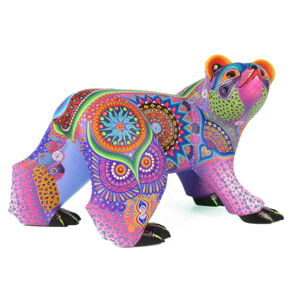 Beautiful Bear - Oaxacan Alebrije Wood Carving