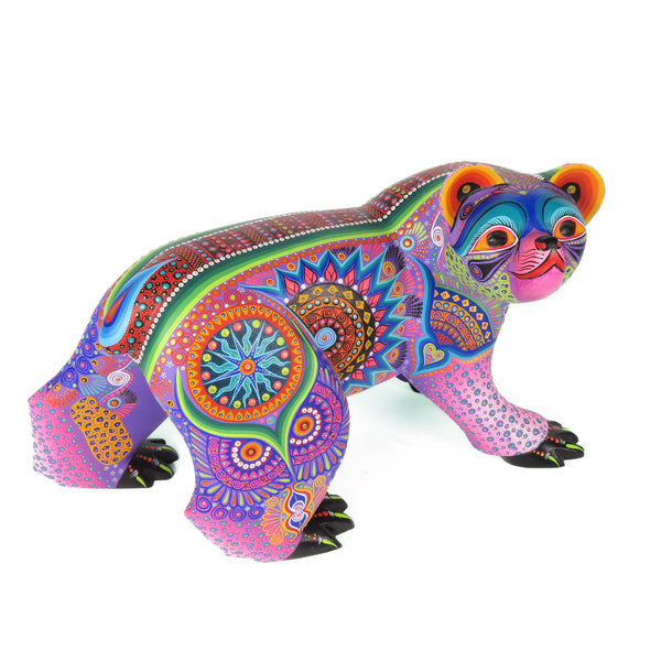 Beautiful Bear - Oaxacan Alebrije Wood Carving