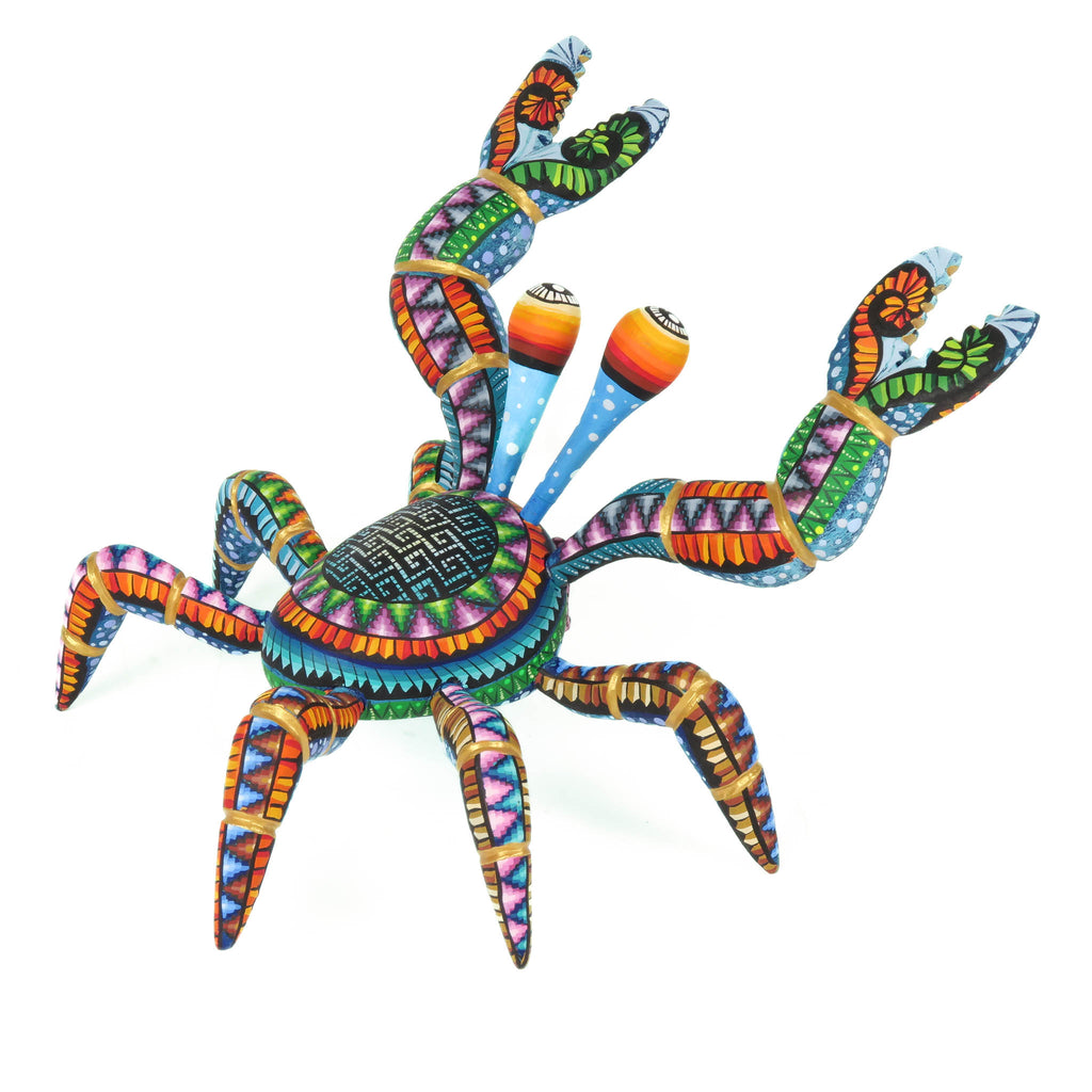 Vibrant Crab - Oaxacan Alebrije Wood Carving
