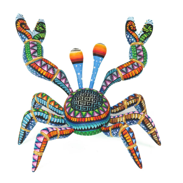 Vibrant Crab - Oaxacan Alebrije Wood Carving