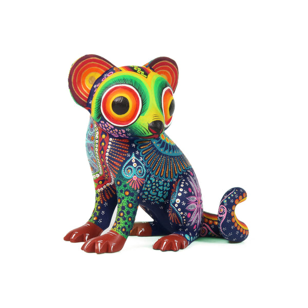 Cute Lemur - Oaxacan Alebrije Wood Carving