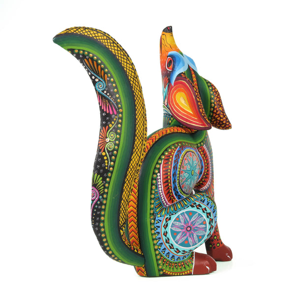 Majestic Howling Coyote - Oaxacan Alebrije Wood Carving