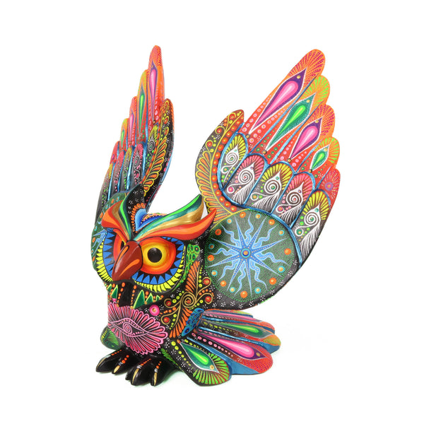 Magnificent Owl - Oaxacan Alebrije Wood Carving