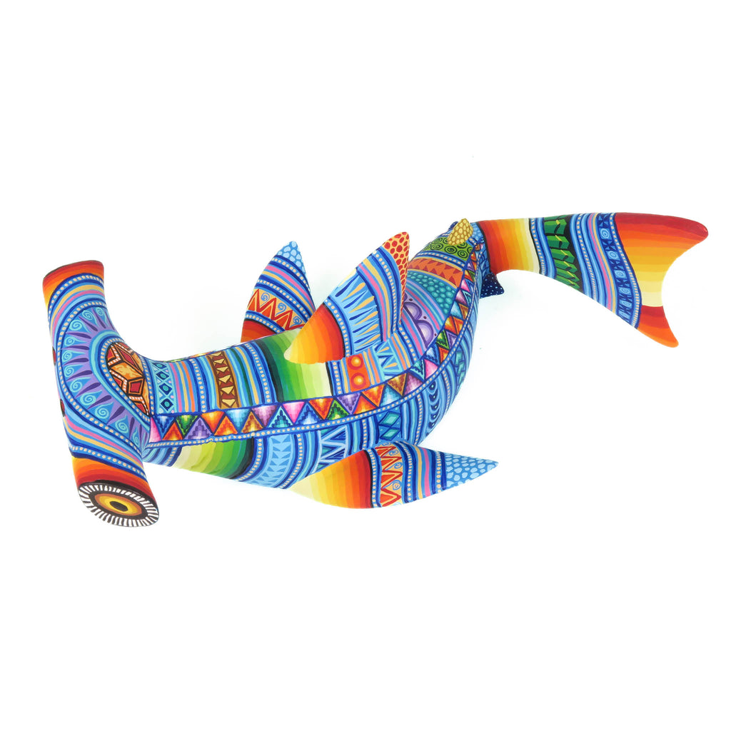 Hammerhead Shark - Oaxacan Alebrije Wood Carving