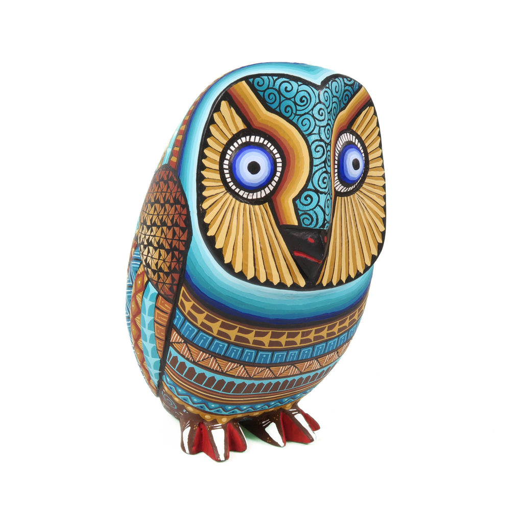 Beautiful Owl - Oaxacan Alebrije Wood Carving