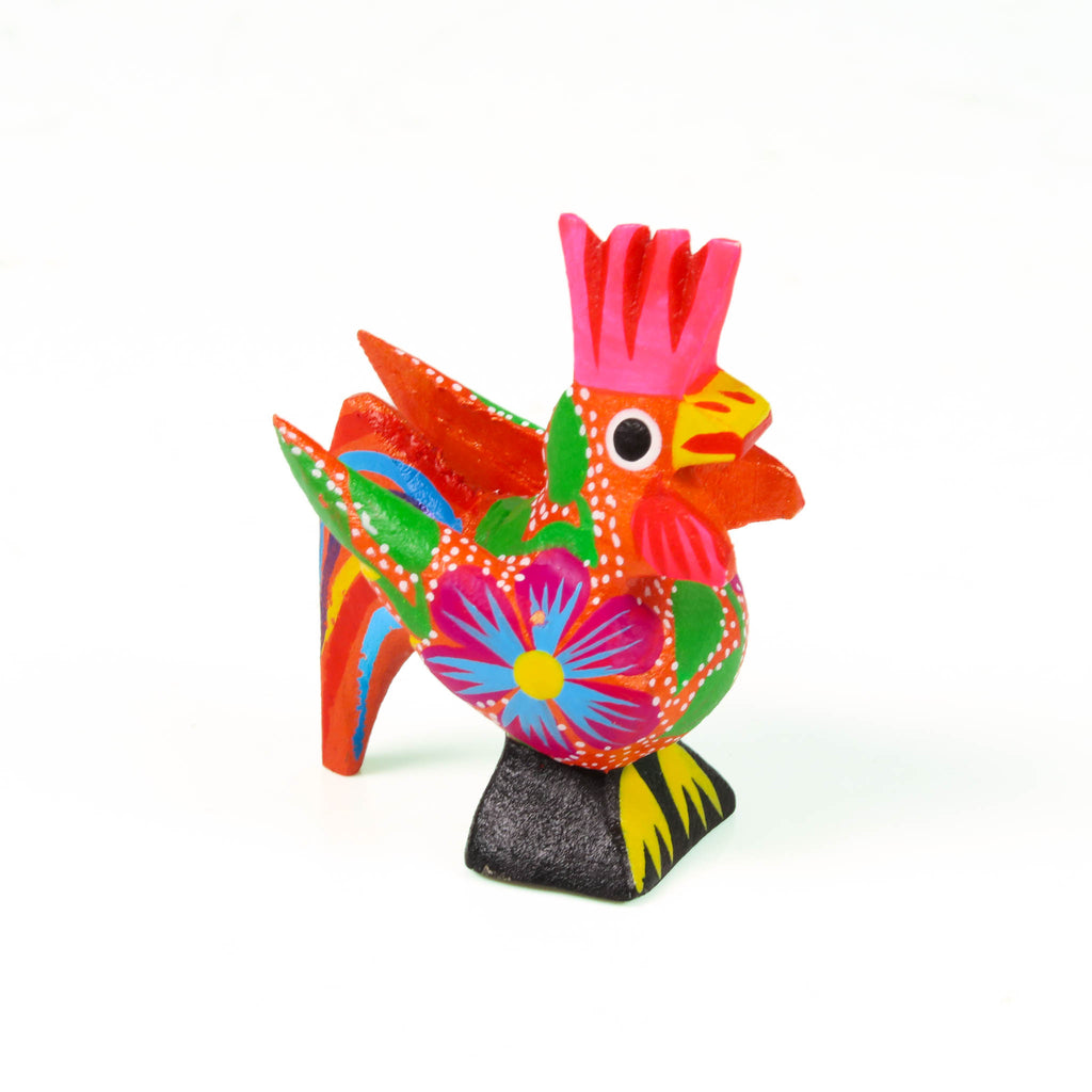 Mini Rooster - Oaxacan Alebrije Wood Carving