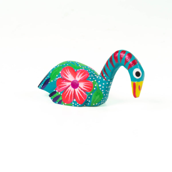 Mini Swan - Oaxacan Alebrije Wood Carving