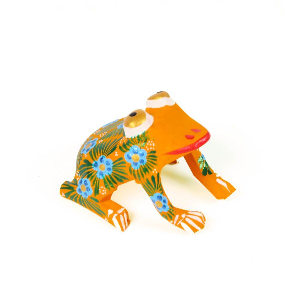 Mini Frog - Oaxacan Alebrije Wood Carving