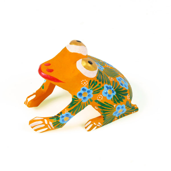 Mini Frog - Oaxacan Alebrije Wood Carving