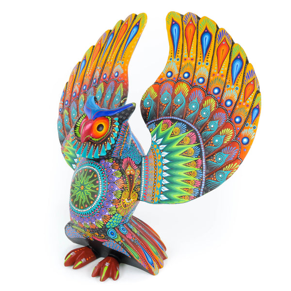 Beautiful Large Owl - Oaxacan Alebrije Wood Carving
