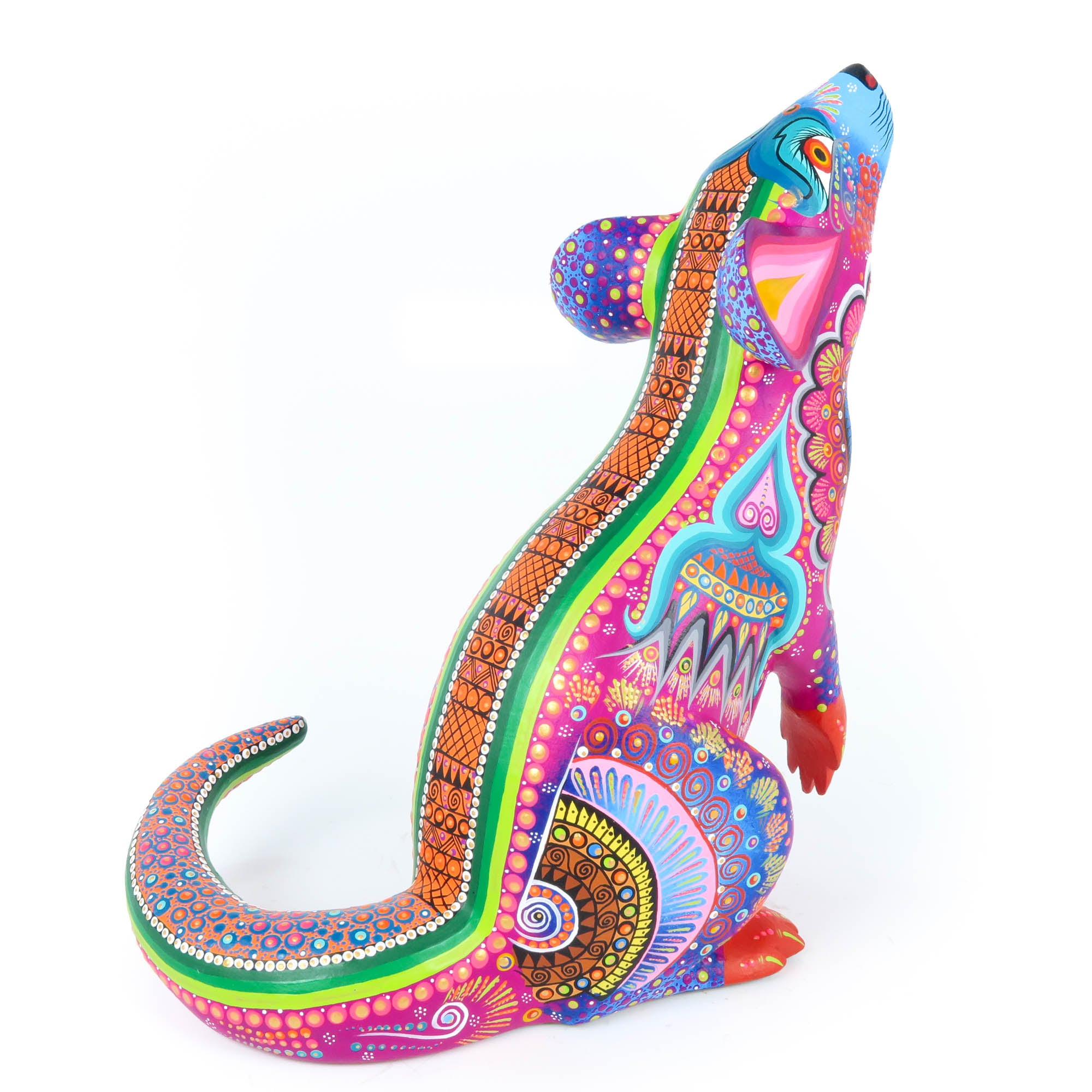 Colorful Mouse - Oaxacan Alebrije Wood Carving – VivaMexico.com ...