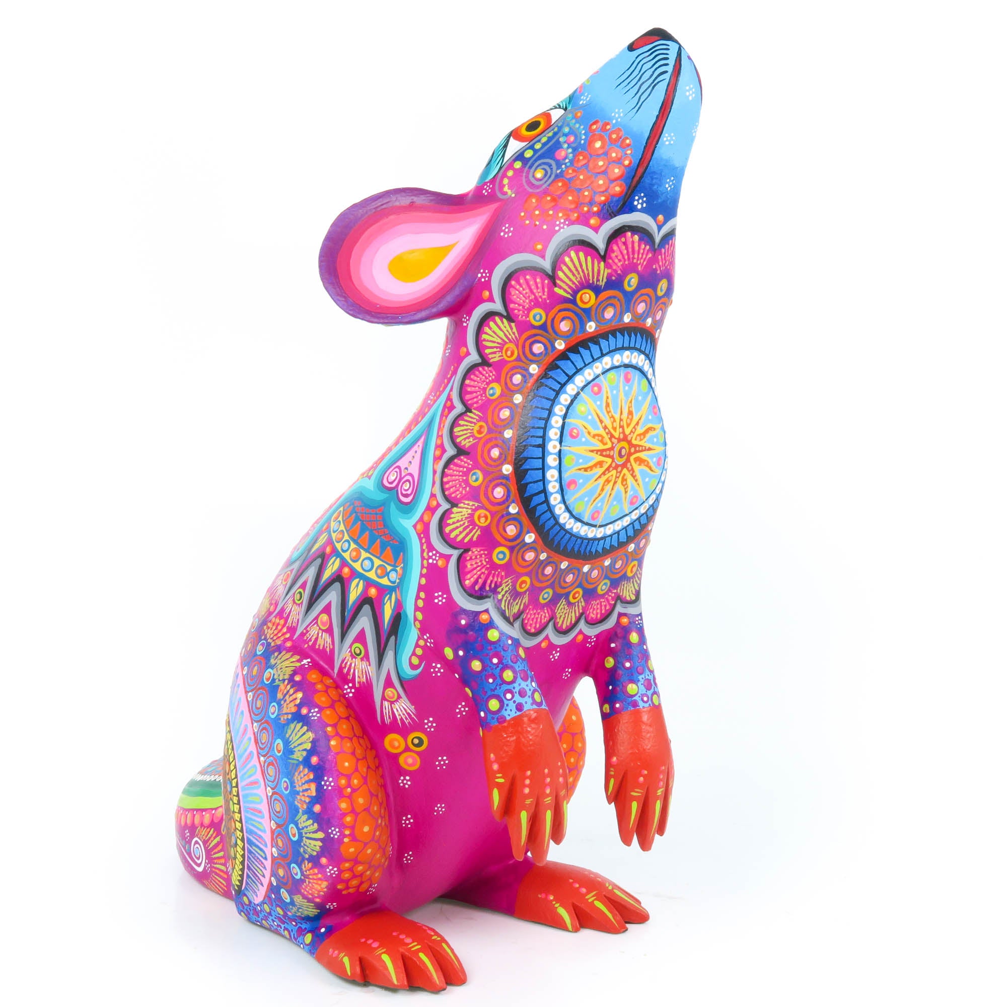 Colorful Mouse - Oaxacan Alebrije Wood Carving – VivaMexico.com ...