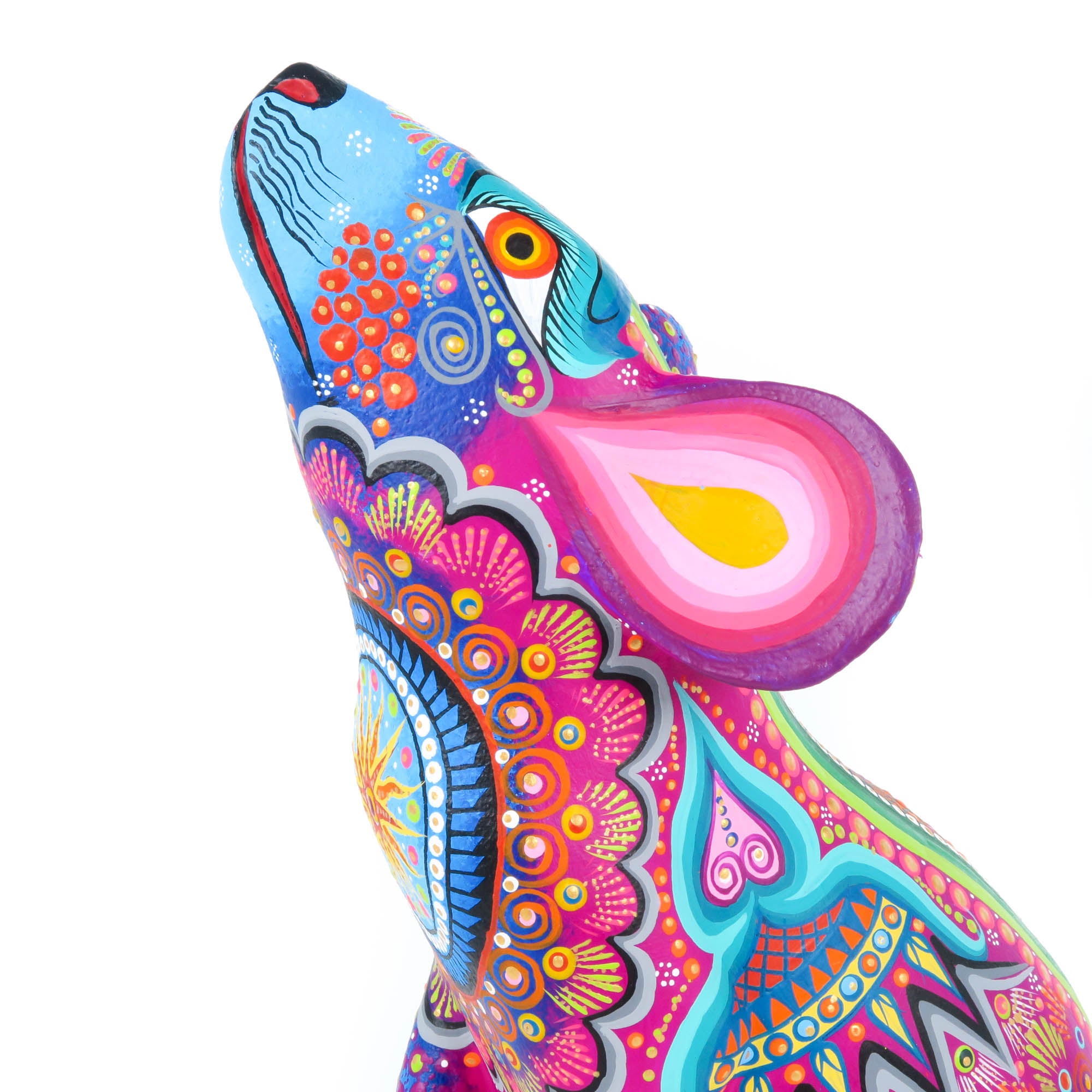 Colorful Mouse - Oaxacan Alebrije Wood Carving – VivaMexico.com ...