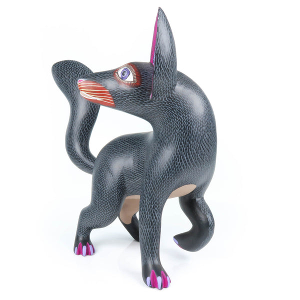 Turning Fox - Oaxacan Alebrije Wood Carving