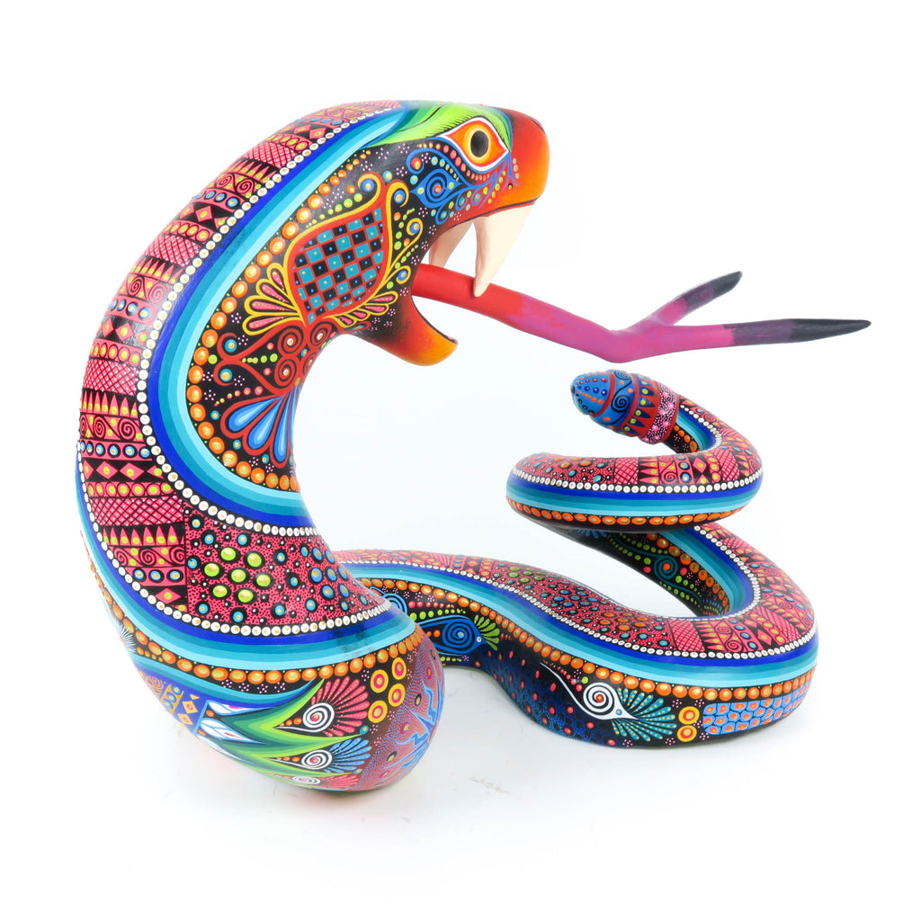 Rattlesnake - Oaxacan Alebrije Wood Carving – VivaMexico.com