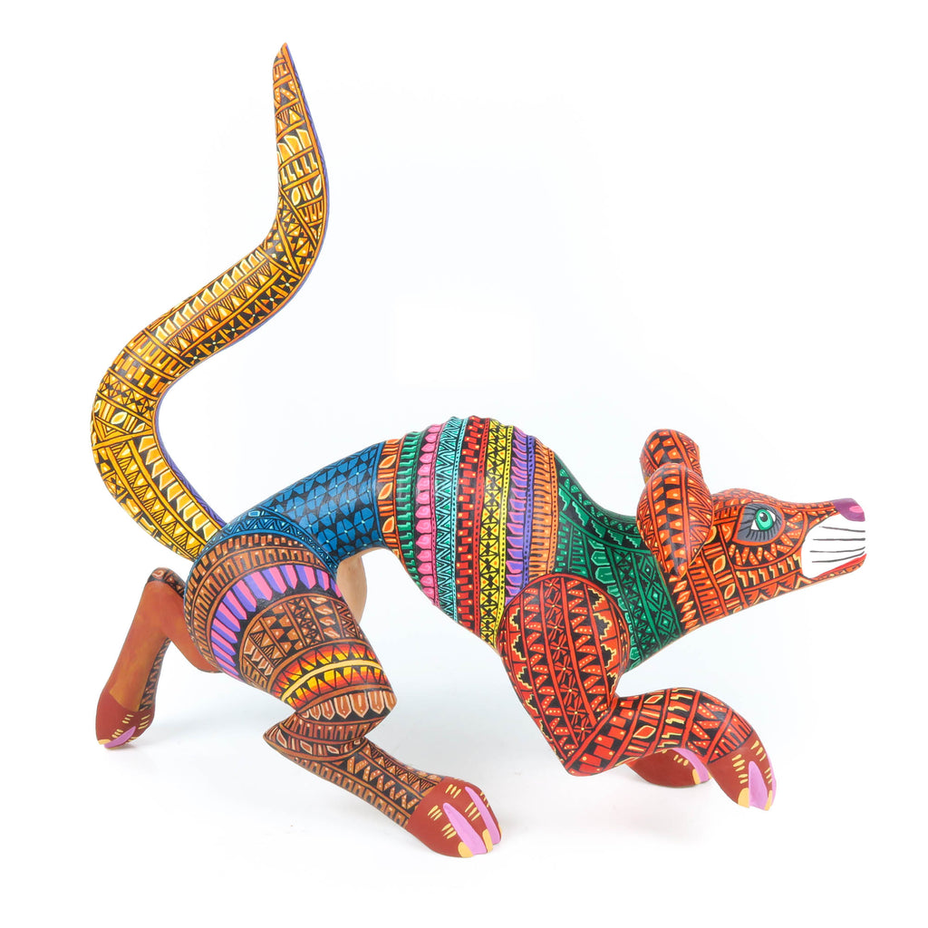 Thin Dog - Oaxacan Alebrije Wood Carving