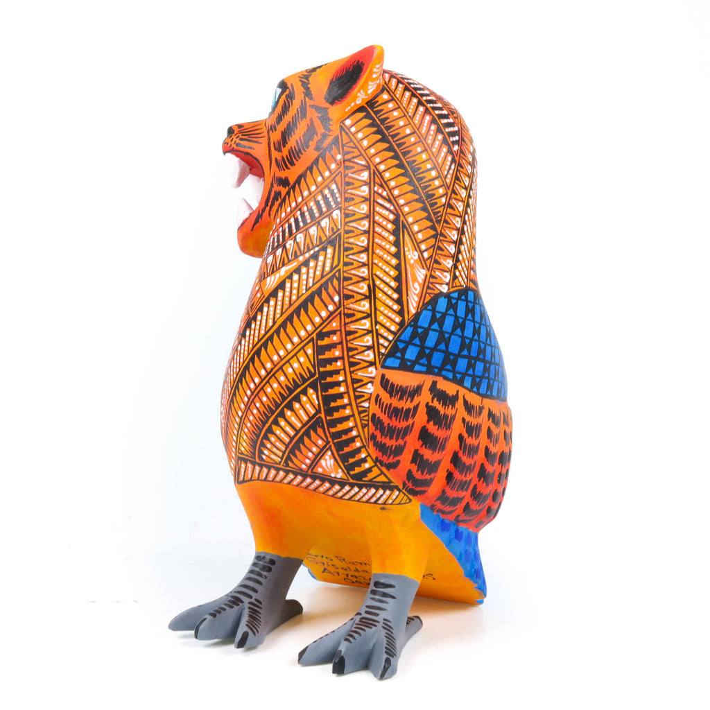 Jaguar Owl - Oaxacan Alebrije Wood Carving – VivaMexico.com