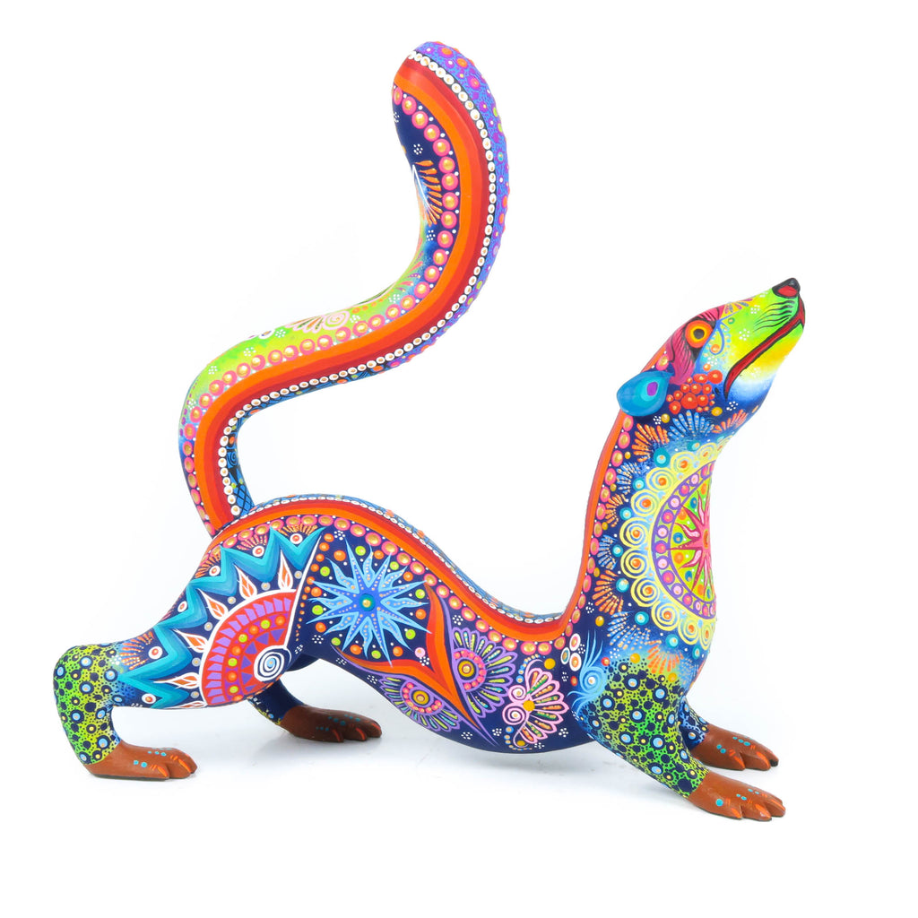 Blue Otter - Oaxacan Alebrije Wood Carving