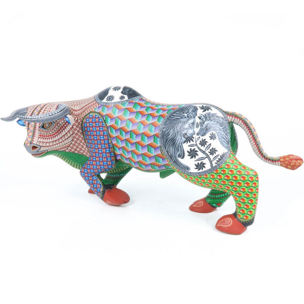 Fantastic Bull - Oaxacan Alebrije Wood Carving