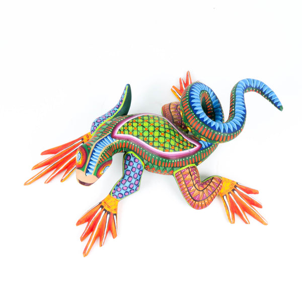 Fantastic Iguana - Oaxacan Alebrije Wood Carving