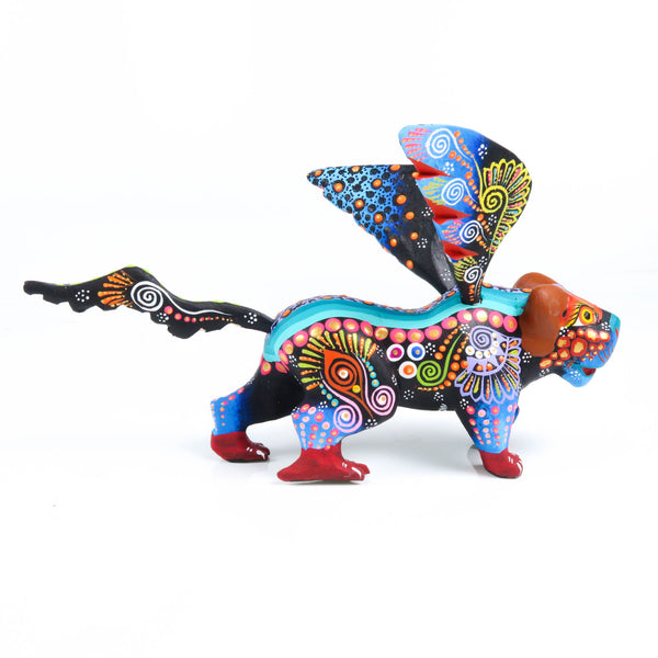 Pepita Winged Jaguar - Oaxacan Alebrije Wood Carving