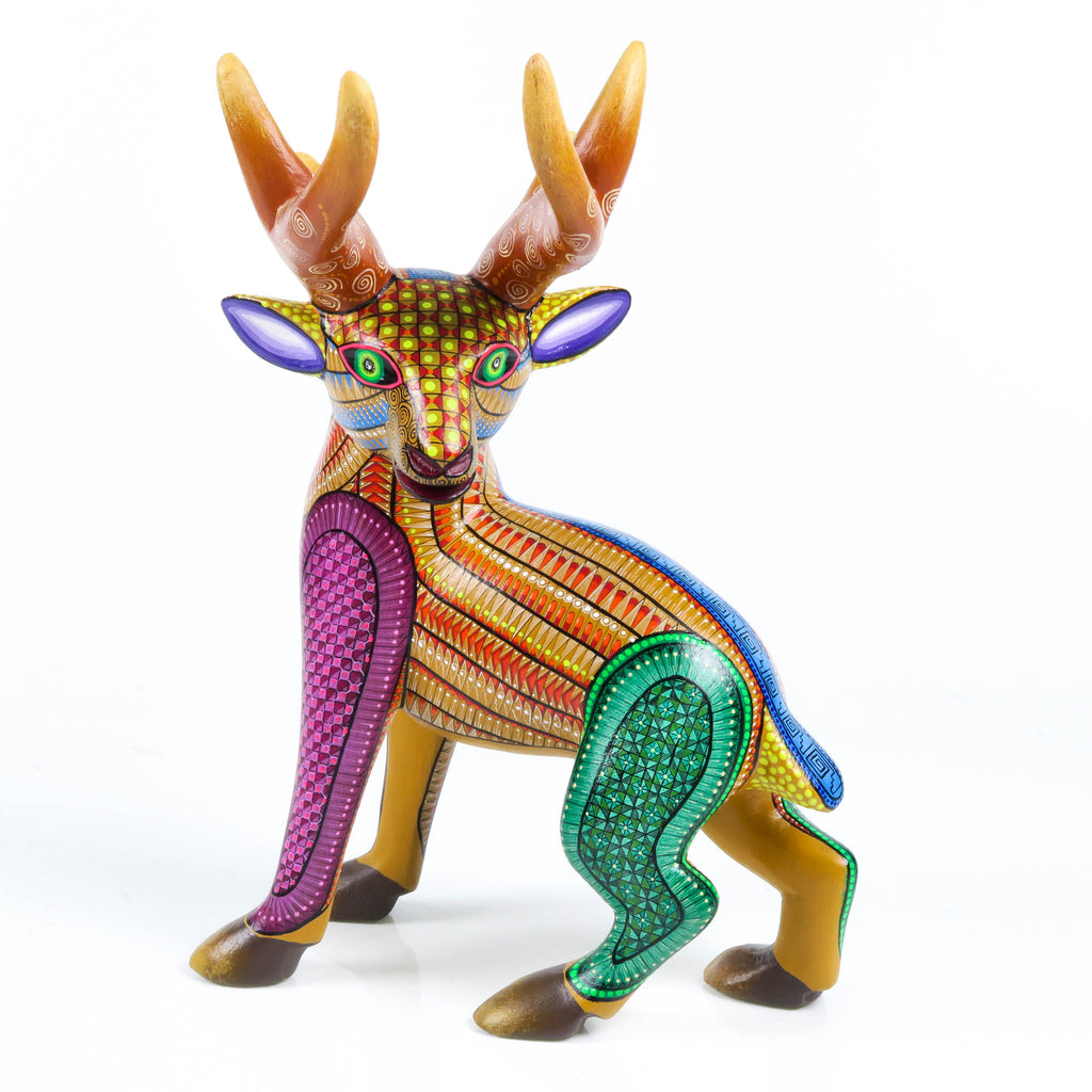 Zapotec Deer - Oaxacan Alebrije Wood Carving