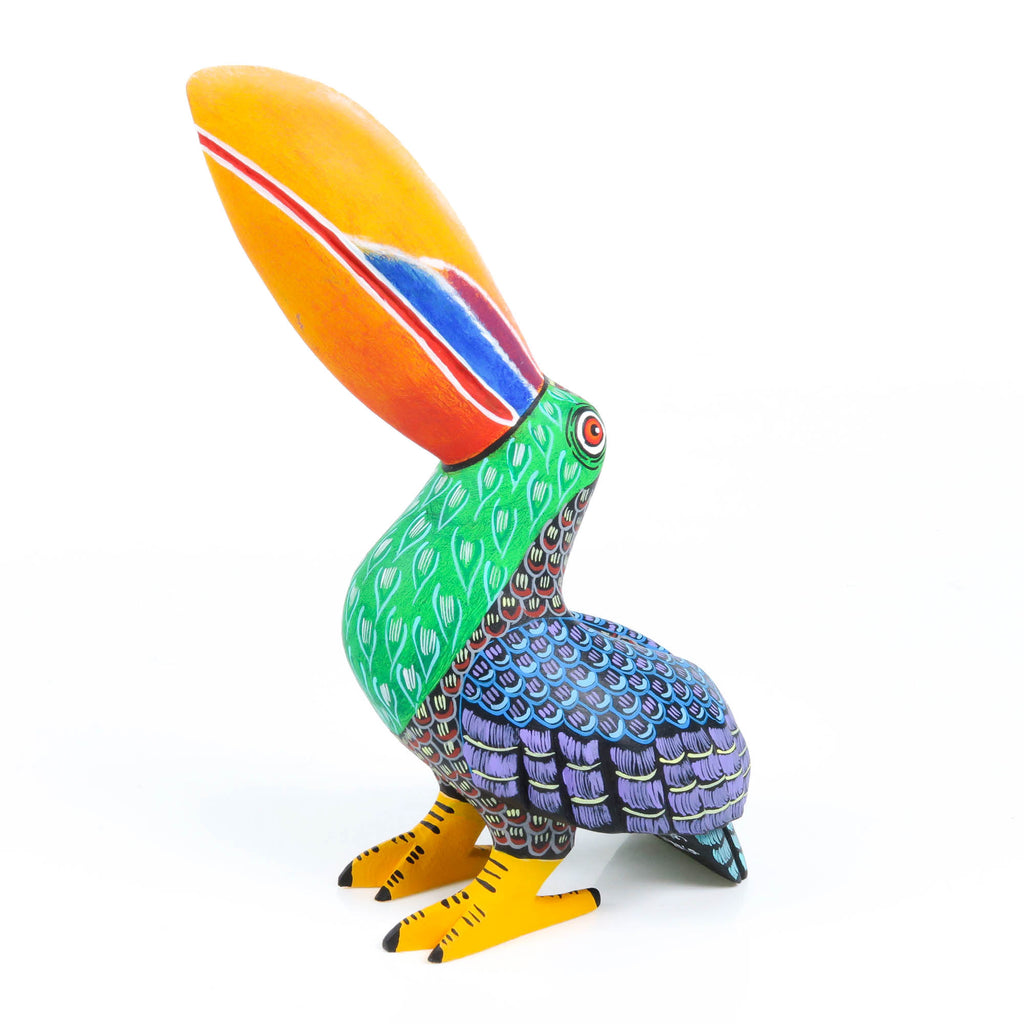 Colorful Toucan - Oaxacan Alebrije Wood Carving