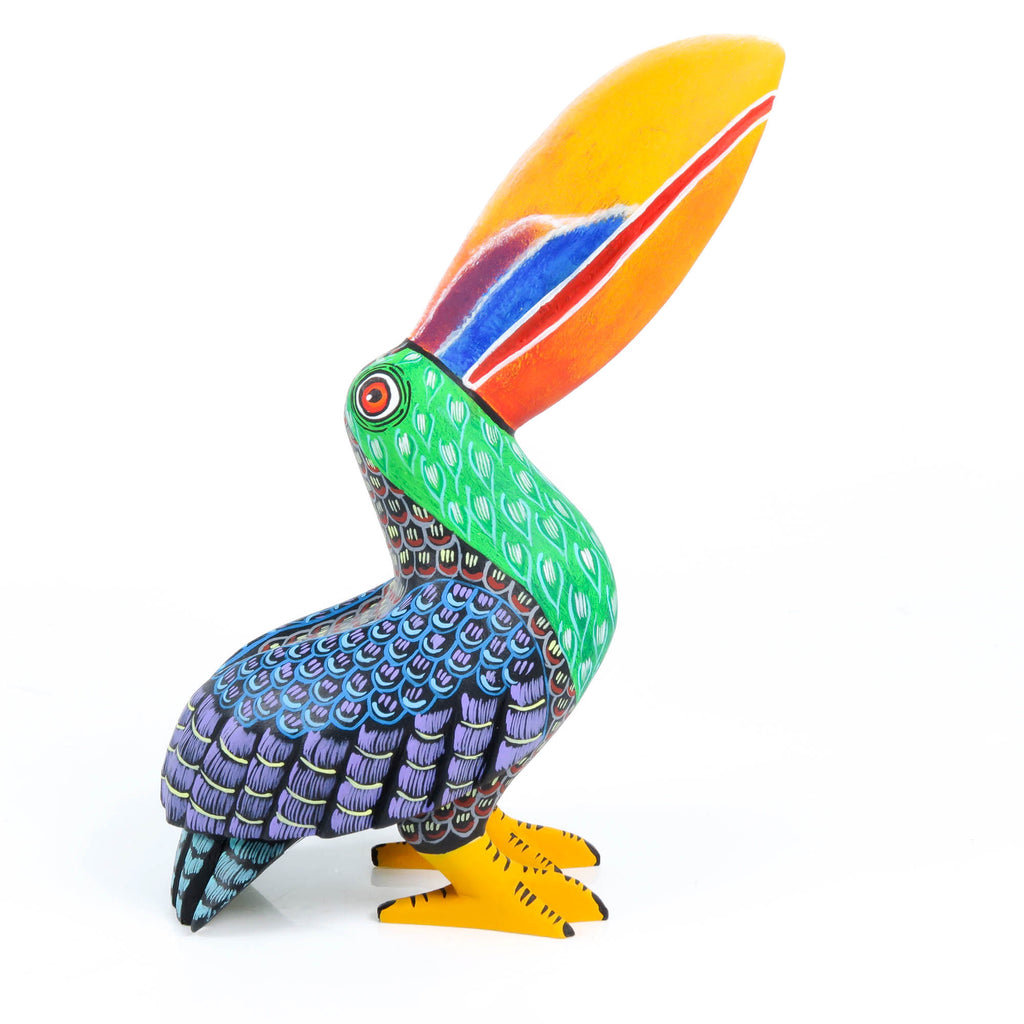 Colorful Toucan - Oaxacan Alebrije Wood Carving – VivaMexico.com