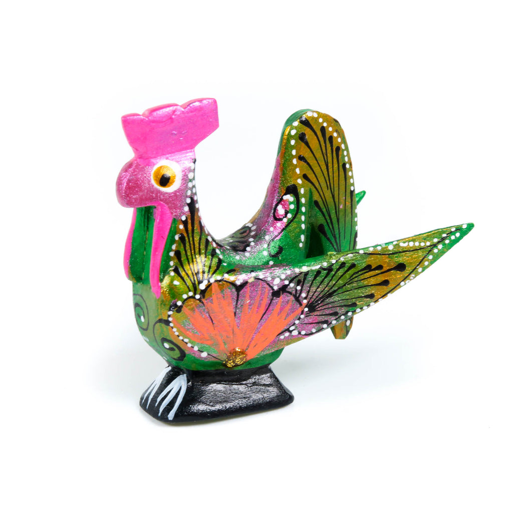 Mini Rooster - Oaxacan Alebrije Wood Carving