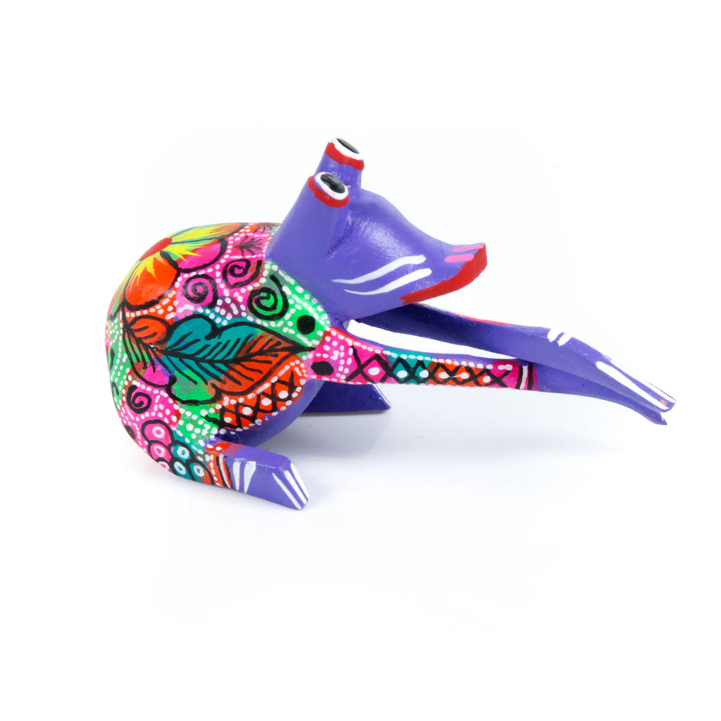 Mini Frog - Oaxacan Alebrije Wood Carving