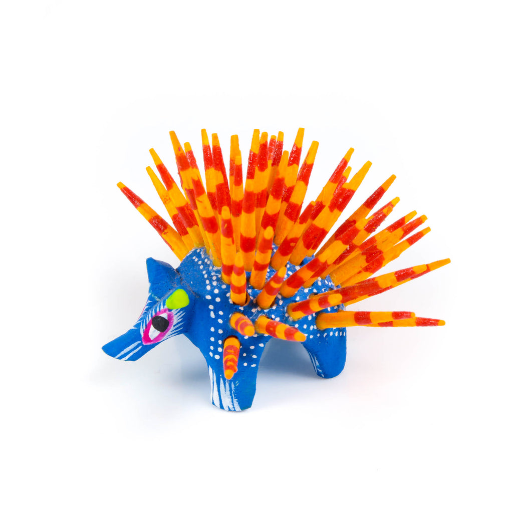 Mini Porcupine - Oaxacan Alebrije Wood Carving