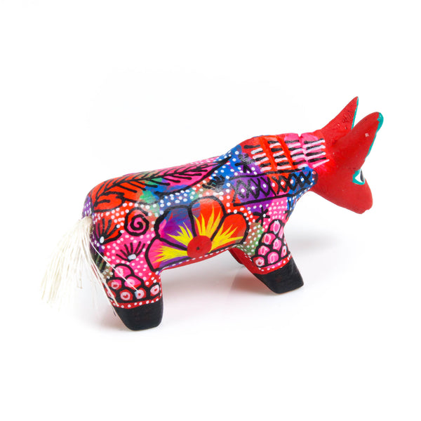 Mini Donkey - Oaxacan Alebrije Wood Carving