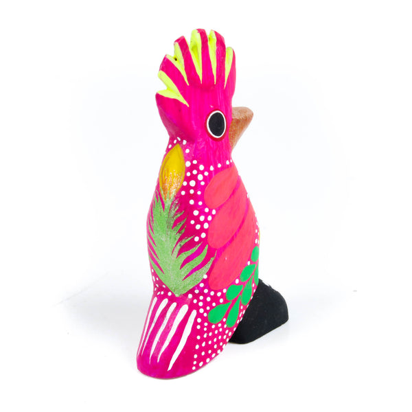 Mini Quetzal Bird - Oaxacan Alebrije Wood Carving