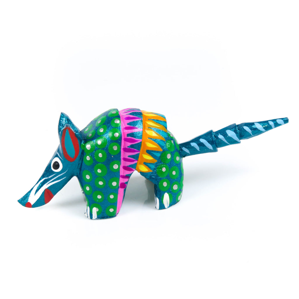 Mini Armadillo - Oaxacan Alebrije Wood Carving