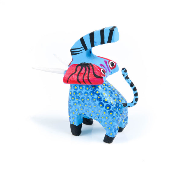 Mini Elephant - Oaxacan Alebrije Wood Carving