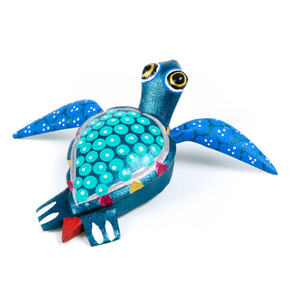 Mini Sea Turtle - Oaxacan Alebrije Wood Carving