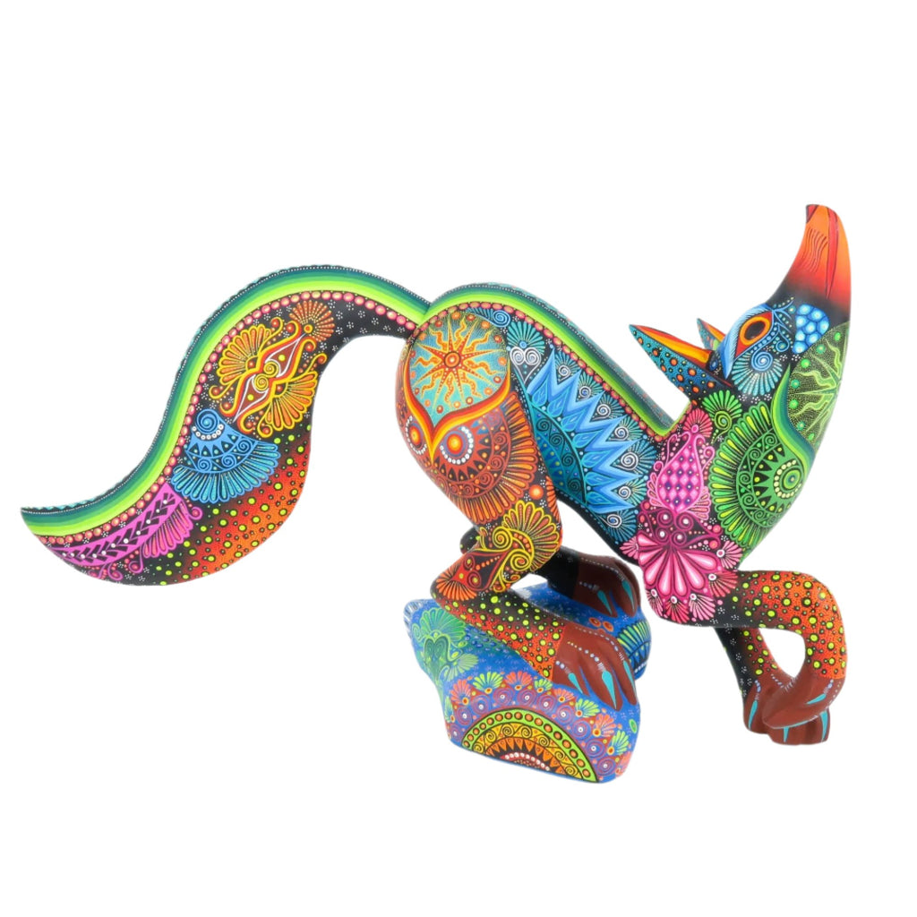 Graceful Fox - Oaxacan Alebrije Wood Carving