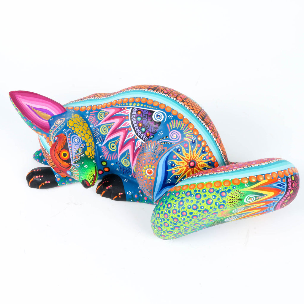 Resting Fox - Oaxacan Alebrije Wood Carving – VivaMexico.com