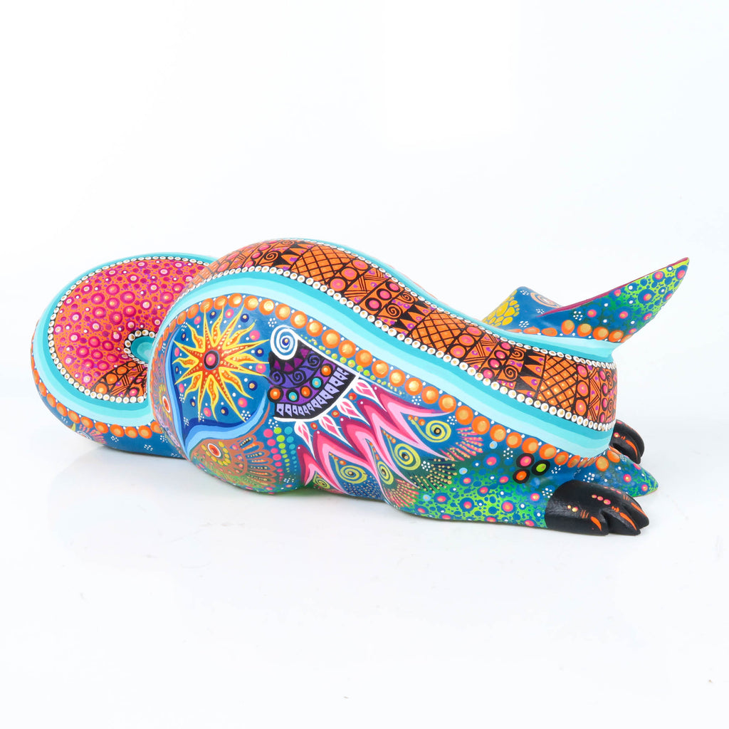 Resting Fox - Oaxacan Alebrije Wood Carving – VivaMexico.com
