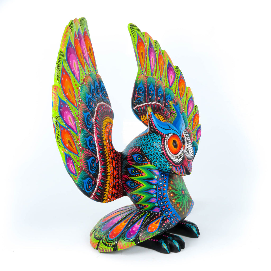 Beautiful Large Owl - Oaxacan Alebrije Wood Carving – VivaMexico