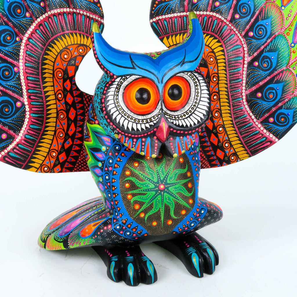 Beautiful Large Owl - Oaxacan Alebrije Wood Carving – VivaMexico