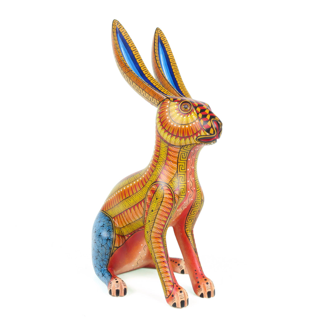 Friendly Rabbit - Oaxacan Alebrije Wood Carving