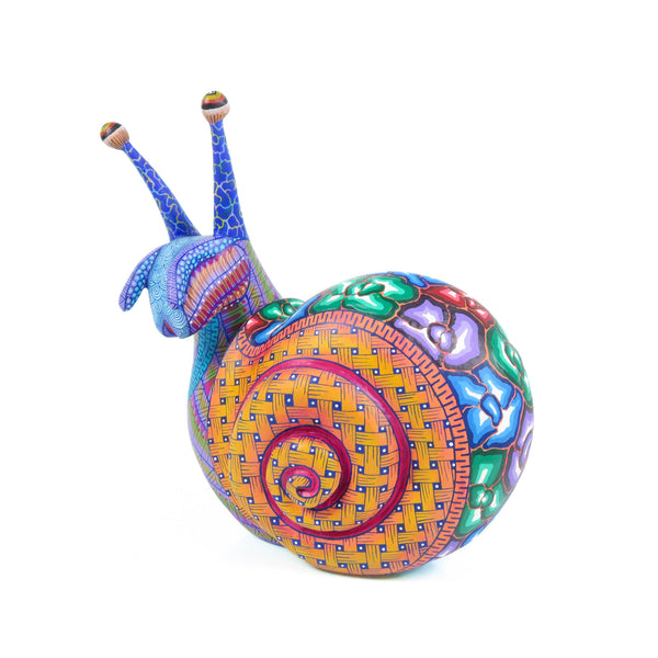 Beautiful Snail - Oaxacan Alebrije Wood Carving