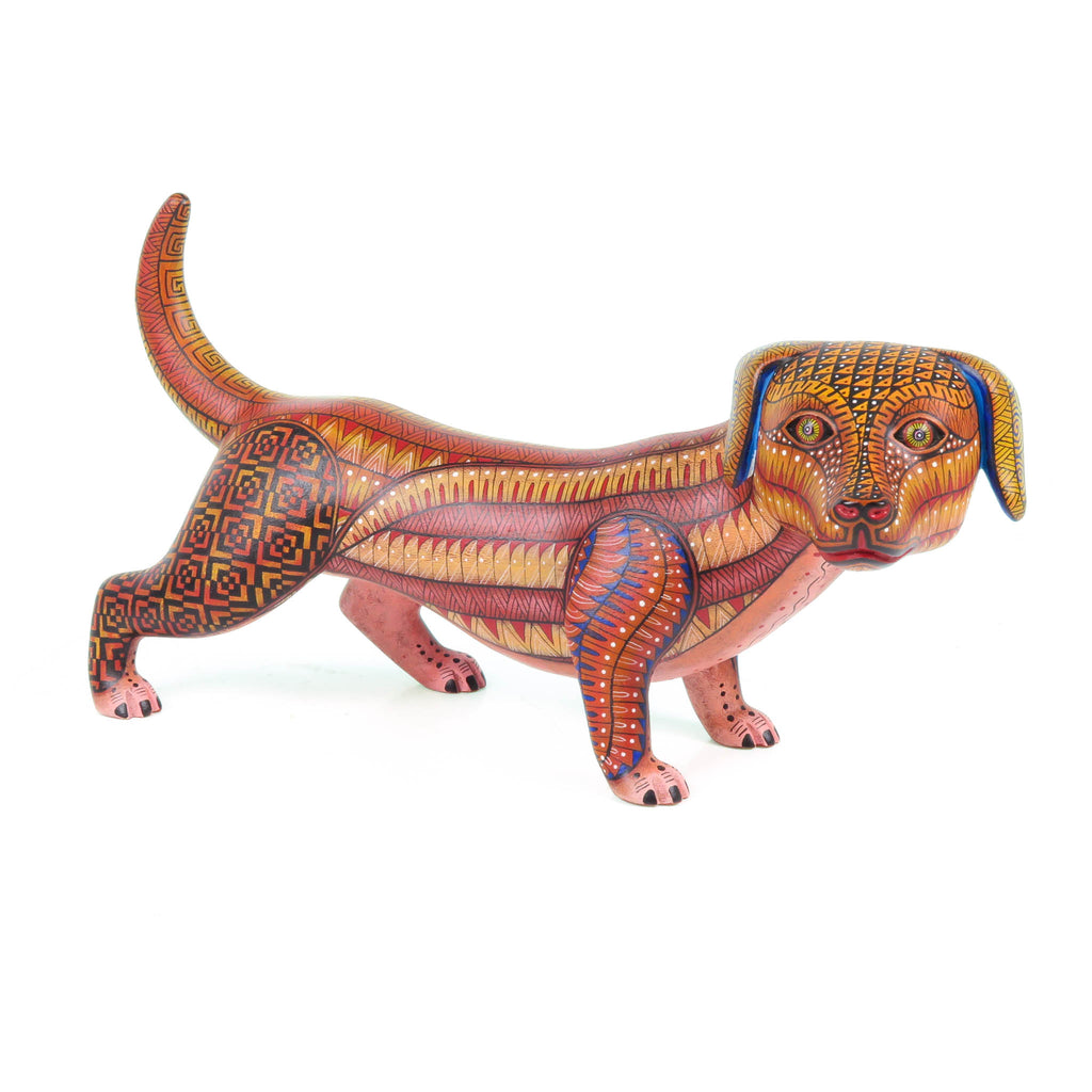 Dachshund Wiener Dog - Oaxacan Alebrije Wood Carving